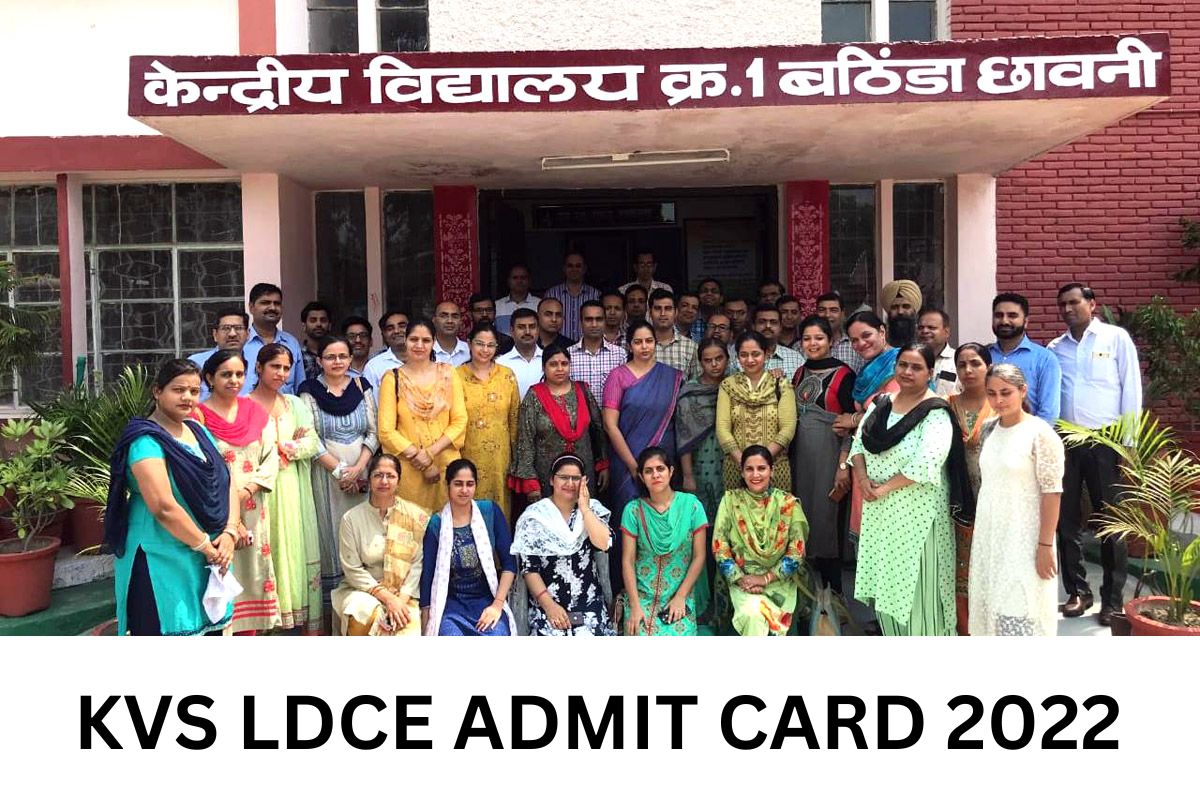 KVS LDCE Admit Card 2022