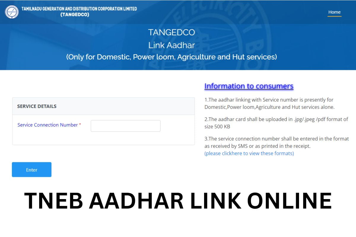 How to Link TNEB with Aadhar Card 2022 @ nsc.tnebltd.gov.in