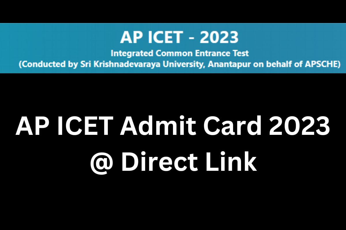 AP ICET Admit Card 2023 @ Direct Link