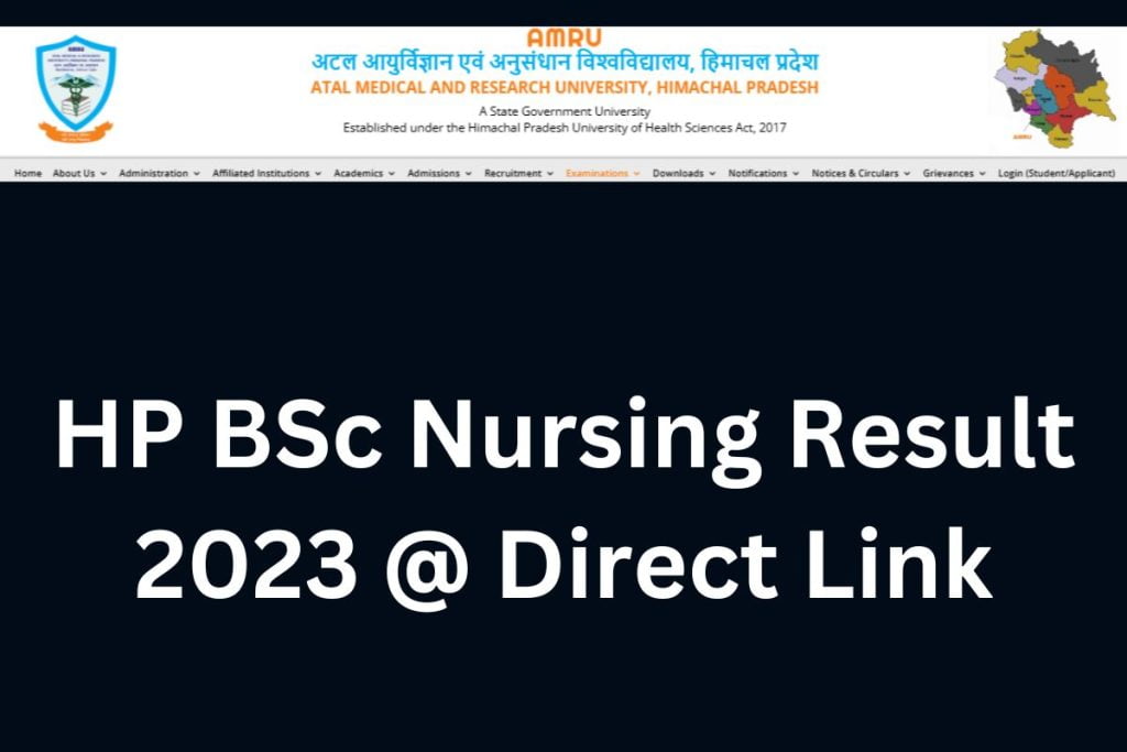 HP BSc Nursing Result 2023 Date & Availability, Download Link @ Www ...