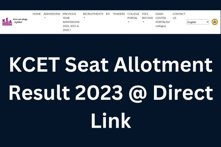 Kcet Seat Allotment Result Date Cut Off Result Link Kea Kar Nic In